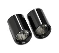 Tail Throat Tail Pipe For BMW Z4 G29 Xdrive 20i 30i 2019-2024 Muffler Tip Tailpipe Replacement Exhaust Trim Cover 2pcs/lot Car Black Dual Exhaust Pipes(Black)