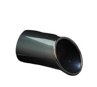 Tail Throat Tail Pipe For Q7 4L SQ7 2006-2016 Stainless Steel Rear Exhaust Pipe Tips Tailpipe 2 PCS Tip Nozzle Muffler Dual Exhaust Pipes(Black A 1PC)