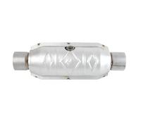 Tail Throat Universal 2.5"/63mm Exhaust Catalytic Converters Stainless Steel Catalytic Converter W/Guard Shield For Chevy For Silverado Car End Pipe
