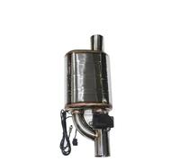Tail Throat Universal 51/63/70/76mm Car Exhaust Electric Valve Control Exhaust Pipe Kit Adjustable Valve Angle Silencer(RIGHT 63MM12)