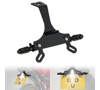 Tail Tidy Fender Eliminator LED Turn Signal license plate holder Compatible with 848 2008-2010 848 EVO 2011-2013 1098 2007 2008 1198 2009-2011 smoke