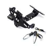 Tail Tidy For DUCATI For MONSTER 620 696 796 797 749 1098S 821 For HYPERMOTARD 821 Motorcycle Rear License Plate Holder Motorcycle License Plate(C Black)