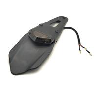 Tail Tidy For Enduro Motocross Motorcycle Rear For Fender License Plate Bracket Holder With 12V LED Taillight Brake Lamp Universal for Fender Eliminator(Black1)