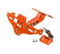 Tail Tidy For KYMCO AK550 For AK-550 2017-2024 Motorcycle Rear License Plate Tail Frame Holder Bracket Turn Signal Light Motorcycle License Plate Holder(Orange)