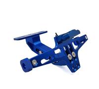 Tail Tidy Motorbike For Suzuki For GSXR For GSX-R 600 750 1000 K1 K2 K3 K4 K5 K6 K7 K8 K9 CNC Motorcycle License Number Plate Frame Holder Bracket With LED Motorbike Number Plate Holder(Blue)