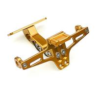 Tail Tidy Motorcycle Universal Adjustable Fender Eliminator Tail Tidy Rear License Plate Holder Fit Use For Kawasaki Z750 Z800 Z900 Z1000 NINJA400 Motorbike Registration Plate Holder(Gold)