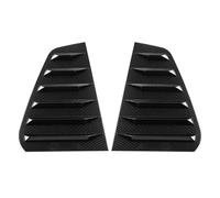 Tail Wing 2piece Car Rear Window Shutter Cover Trim Window Louver Side Vent Trim For GOLF 7 For GOLF 7.5 MK7/7.5 For GTI For GTD R 2014-2019 Rear Spoiler(Carbon Fiber Look)