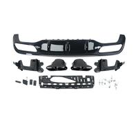 Tail Wing For Benz W213 For AMG E63 Style Carbon Rear Bumper Diffuser With Exhaust Tips Glossly Black Rear Spoiler(Glossly black)