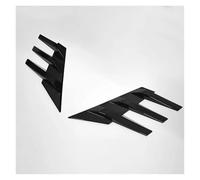 Tail Wing For VW For Scirocco 2009-2017 Rear Windshield Side Spoiler Exterior Decorative C Pillar Rear Wing Carbon Paint Accessories Rear Spoiler(Glossy Black)