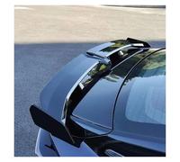 Tail Wings Universal Car Modified Shaped Tail Wing Bumper No Perforated Spoiler Rear Spoilers(Gloss Black)