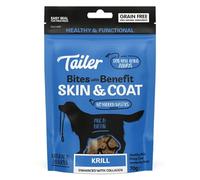 Tailer Meatibles Grain-Free Dog Nibbles - 100% Natural, High Protein Dog Treats with Collagen (1 Pack, Skin & Coat)