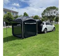 Tailgate Awning Car Tent 5-8 People Portable Hatchback Big Space SUV Rear Extension Canopy Protection Waterproof Shelter for Camping Traveling Outdoor Activities