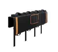Tailgate Cycle Pad - Heavy Duty Tailgate Protector, Tool Free Cycle Mount | Reinforced Fabric With Safe Lock Straps, Padded Layers For Vehicle Hauling, Camping Rides, And Pickup Bike Travel