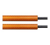 Tailgate Gas Springs For Acty For Second For Generation HH3 HH4 5-door Van 1988-1999 Trunk Boot Gas Struts Springs Dampers Tailgate Lift Supports Boot Gas Struts(ORANGE CARBON FIBER)