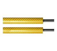 Tailgate Gas Springs For Nissan 180SX 200SX 240SX S13 Hatchback 588mm With Spoiler 1989-1999 Trunk Boot Gas Struts Springs Tailgate Lift Supports Gas Struts Tailgate(YELLOW CARBON FIBER)