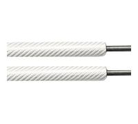 Tailgate Gas Springs For VW For Beetle 3-door For Hatchback 1998-2011 With Spoiler Liftgate Trunk Boot Gas Struts Springs Tailgate Lift Supports Gas Struts Tailgate(SILVER CARBON FIBER)