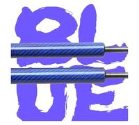 Tailgate Gas Struts Tailgate Lift Supports For Nissan For Skyline For R33 2-door Coupe 1993-1998 With Spoiler Trunk Boot Gas Struts Springs Dampers Rear Tailgate Struts(Blue carbon fiber)