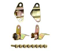 Tailgate Hinge Kit w/ 8 Bolts Compatible with 1999-2006 Chevy Silverado GMC Sierra 4 Piece Set Replaces # 38642 15074252,15074253,15078745,15078746