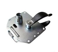 Tailgate Lock Block Door Latch Handle, Direct Replacement Tailgate Lock Block for Land Rover Defender 1987-2006, Rear Door Latch Handle Assembly 395037 FQJ103840, Silver Plastic Metal Unit