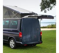 Tailgate Wing Door Boot Cover Sun Protection Van 180 x 150 cm Magnetic Mosquito Net Black Mesh Car Fly Screen Sun Protection for T5 T4 T6 Motorhome Caravan Camping Accessories