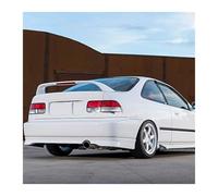 Tailgate Wing For Civic 2DR EM Type R 1996 1997 1998 1999 2000 Rear Trunk Spoiler With LED Brake Light Spoilers(WHITE)