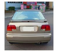 Tailgate Wing For Civic EK3 4DR 1996 1997 1998 1999 2000 Car Rear Trunk Spoiler Wing With LED Brake Light(Gold)