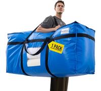TAILI Extra Large Moving Bag for Moving,Storage Bedding Clothes Blankets Duvet Quilt Jumbo Storage Bags with Zips(BLUE 1PACK)