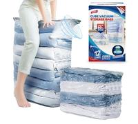 TAILI Extra Large Vacuum Storage Bags Cube 10 Jumbo (80x100x38 CM), Clear