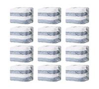 TAILI Extra Large Vacuum Storage Bags Cube, 12 Jumbo(80×100×38 CM), Cream