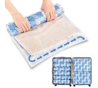 TAILI Small Vacuum Bags for Clothes Travel 10 Pack Vacuum Storage Bags 40 X 60 CM Reusable Saves 80% of Storage Space Saver for Clothes, Bedding, Travel, Moving