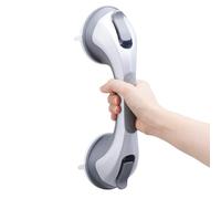 TAILI Suction Grab Rails for Bathroom, 31 CM Suction Handles for Shower, MAX Hold 110 KG Bath Safety Grab Rail for Elderly, Senior, Disabled, Strong Handle Bars, No Drilling, Disability Aids - Silver