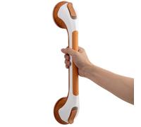 TAILI Suction Grab Rails for Bathroom, 43 CM Suction Handles for Shower, MAX Hold 110 KG Bath Safety Grab Rail for Elderly, Senior, Disabled, Strong Handle, No Drilling, Disability Aids - Woodgrain