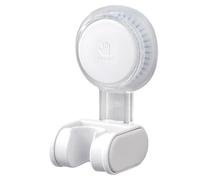 TAILI Suction Shower Head Holder, MAX Hold 3 KG, Replacement Shower Holder, Height & Large Angle Adjustable, Self Adhesive, No Drilling, Universal, Removable, Stick on Head Bracket, Clear