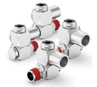 TAILONZ 1/4" 360° Swivel Air Hose Adapter for Air Tools (4Pcs)