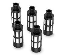 TAILONZ 5Pcs 1/4" BSP Plastic Muffler Silencer | Deep precision threads, versatile extension adapter, secure layout joint, leakproof pipeline link, robust connection block