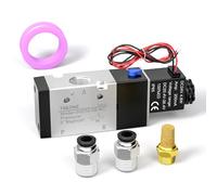 TAILONZ PNEUMATIC 1/4" BSP Solenoid Valve 3V210-08 24V Single Coil Pilot-Operated Electric 2 Position 3 Way Connection Type(Outlet Wire)