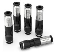 TAILONZ PNEUMATIC 10MM Nickel Plated Copper Quick-Plug Type one-Way Check Valve air Pipe Coupling CVPU Check Valve 5PCS
