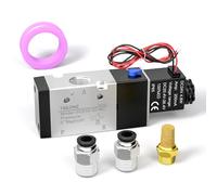 TAILONZ PNEUMATIC 3/8" BSP Solenoid Valve 3V310-10 DC24V Single Coil Pilot-Operated Electric 2 Position 3 Way Connection Type(Outlet Wire)