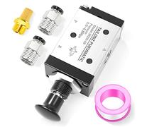 TAILONZ PNEUMATIC 3 Way 2 Position Air Hand Lever Operated Valve 1/4"NPT Pneumatic Solenoid Valve Manual Control Push-Pull 3R210-08