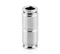 TAILONZ PNEUMATIC 304 Stainless Steel Straight - 6mm Tube OD Push to Connect Tube Fittings Push Lock PU6 (Pack of 1)