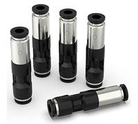 TAILONZ PNEUMATIC 6mm Black Quick-Plug Type one-Way Check Valve Gas Pipe Coupling SPU Check Valve 5PCS
