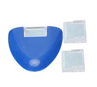 Tailor Chalk Triangular Fabric Marking Tools, 4 Colors, One Set - Easy Hold Design, Water Soluble, Ideal for Sewing and Embroidery (Blue)