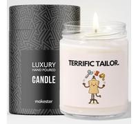 Tailor Gifts - Luxury Soy Wax Candle - Vanilla, Jasmine, Sugared Almond - Makester