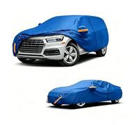 Tailor Made All Season Car Cover Compatible With Seat Ibiza 1 (1984-1993) Hatchback,Waterproof UV Resistant Oxford Fabric Full Protection With Side Zipper Reflective Safety Strip