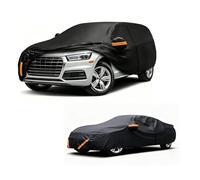 Tailor Made All Season Car Cover Compatible With Seat Ibiza 2017-2024,Waterproof UV Resistant Oxford Fabric Full Protection With Side Zipper Reflective Safety Strip
