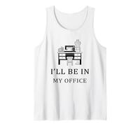 Tailor Quilting I'll Be in My Office Funny Seamstress Sewing Tank Top