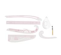 Tailor Rulers PVC Plastic Curve Pattern Clothing Making Ruler Set Sewing Cutting Ruler 6PCS with Scriber