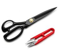 Tailor Scissors 9in/22.8cm Thread Cutter Multipurpose Heavy-Duty Stainless-Steel Fabric Scissor Sewing Cutting Shears for Fabric Dressmaking Paper Craft Office Kitchen