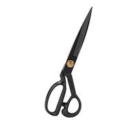 Tailor Scissors Professional Dressmaking Shears, 11 Inch Black Steel Sewing Scissors for Fabric Leather Craft, Heavy Duty Sharp Blade, Comfort Grip, Anti-, Adjustable Rivet, (HC-10 Size)