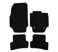 Tailored Black floor Car Mats for Logan mk2 2013-2020